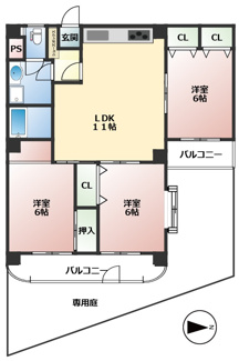 【間取り】 | グランド吹上