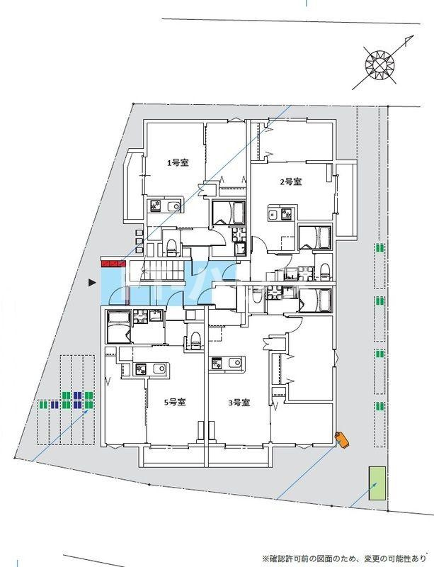 Cullinan MAKUHARI(カリナンマクハリ)の区画図