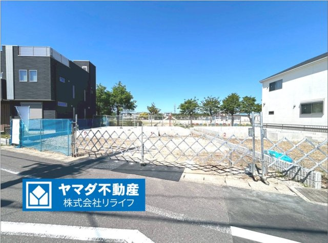 ファーストタウン　江南市第1今市場町　全2区画分譲の外観|「現地（2026年5月5日）撮影」　
■外観写真　
■ヤマダ不動産　株式会社リライフ　