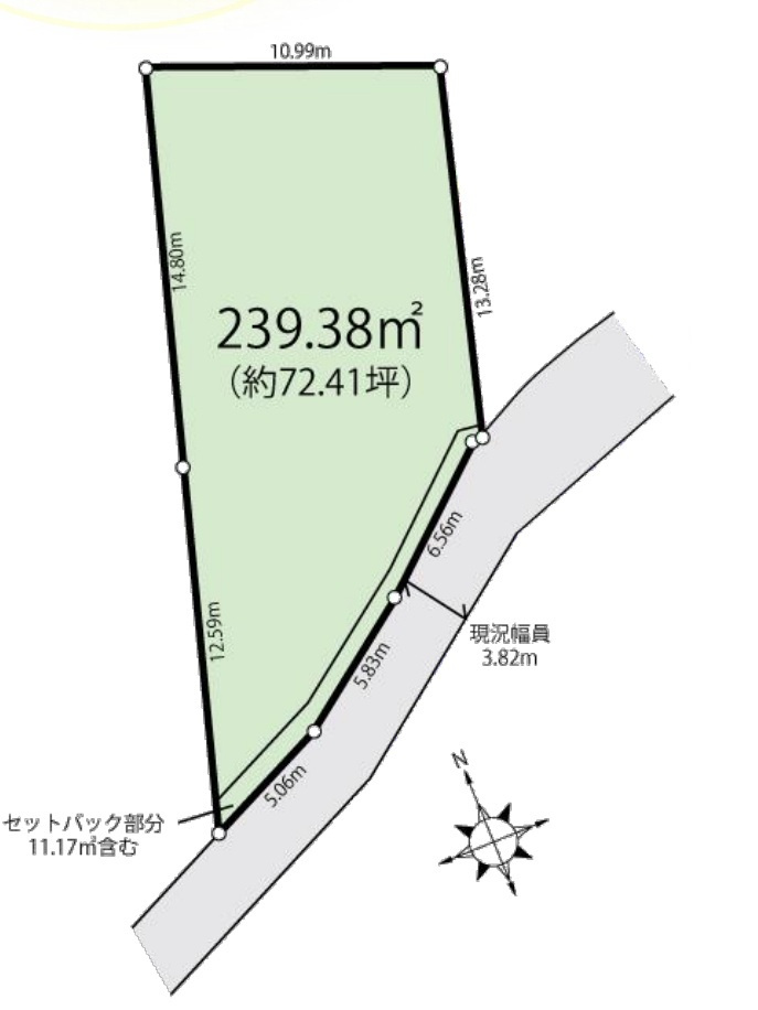 泉区和泉中央北2丁目 土地 5080万円