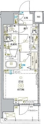 KDXレジデンス池袋ウエストの間取り