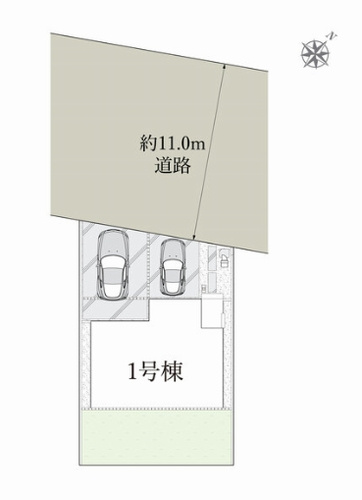 【区画図】 | 【仲介手数料０円】相模原市中央区田名01期　新築一戸建て | 【仲介手数料０円】相模原市中央区田名01期　新築一戸建て