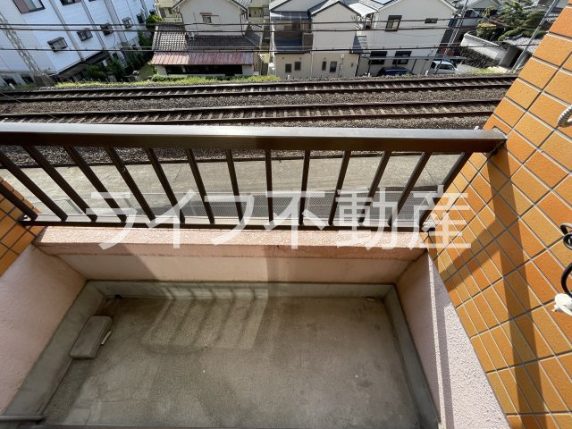 オーナーズマンション瓢箪山のバルコニー
