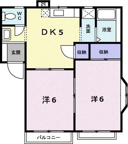 サンビレッヂの間取り