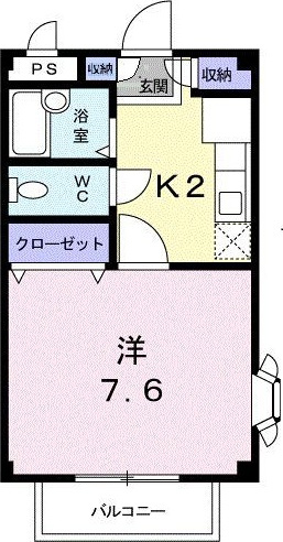 十楽ハイツの間取り