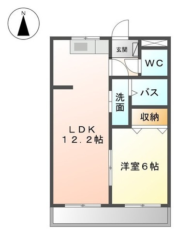 エポック弥生が丘Ⅱの間取り|使い勝手の良い間取りです♪