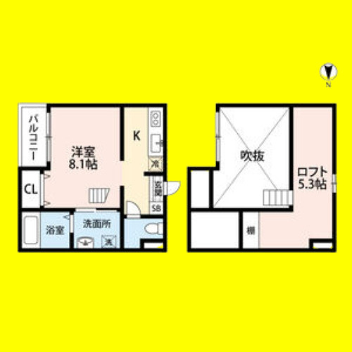 CONFORT大畑(コンフォールオオハタ)　名古屋市賃貸　仲介手数料無料の間取り