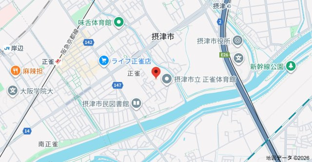 グレイス正雀の地図