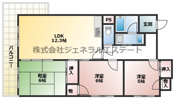 ブランカベルヴィルの間取り