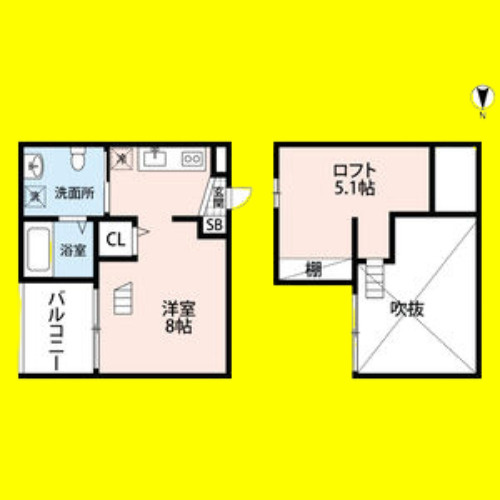プルミエール　名古屋市賃貸　仲介手数料無料の間取り