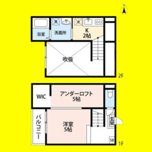 グレイス　名古屋市賃貸　仲介手数料無料の間取り