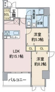 スリーアイランドタワー星ヶ丘の間取り