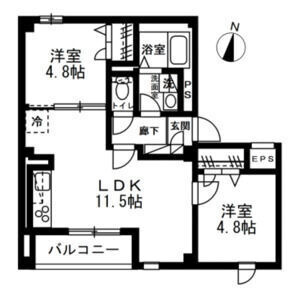 ラ・パートメント本千葉の間取り