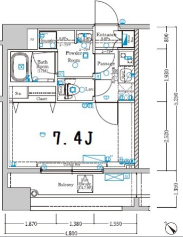 XEBEC糀谷の間取り