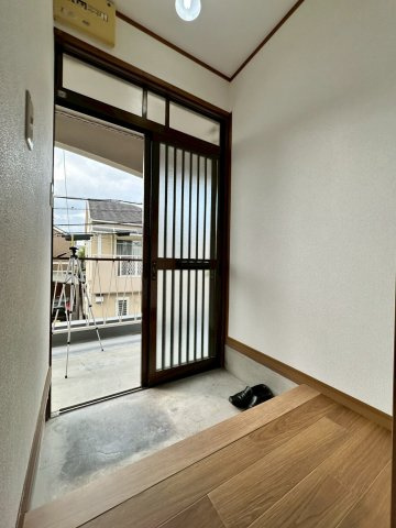 さくらコーポの玄関