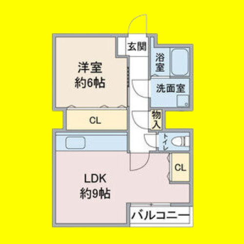 コーポ竹味　名古屋市賃貸　仲介手数料無料の間取り