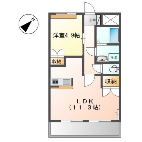 加古川市野口町坂元北２丁目の賃貸マンション
