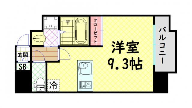 【間取り】 | アバンティ大阪ドームシティ