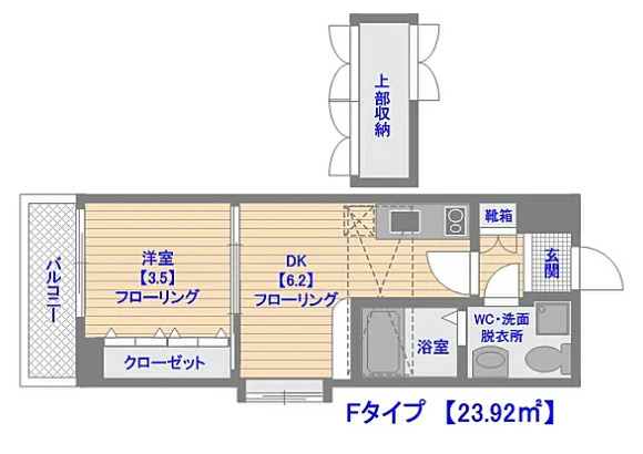 【間取り】 | ORIENT BLD No.54 Wes-project 博多駅南