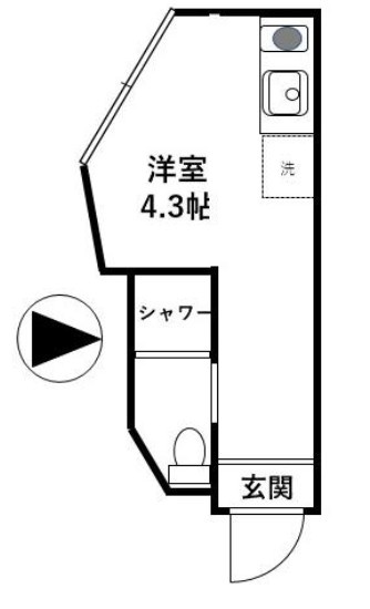 セブンス新宿の間取り