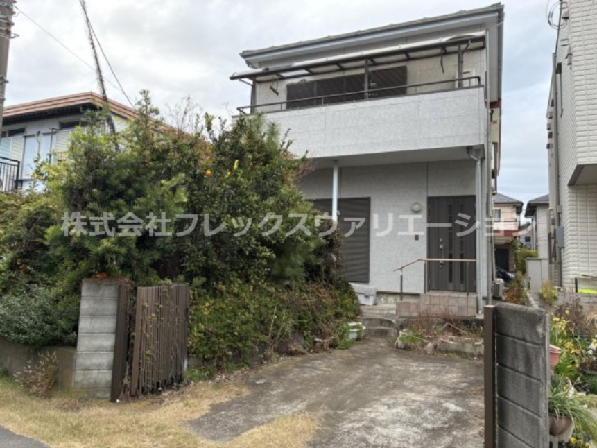 相模原市中央区淵野辺2丁目土地_A区画の前面道路含む現地写真|現況建物有：解体予定：前面道路側
