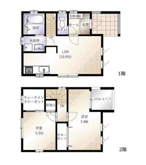 【間取り】 | フジパレス戸建賃貸黒鳥町