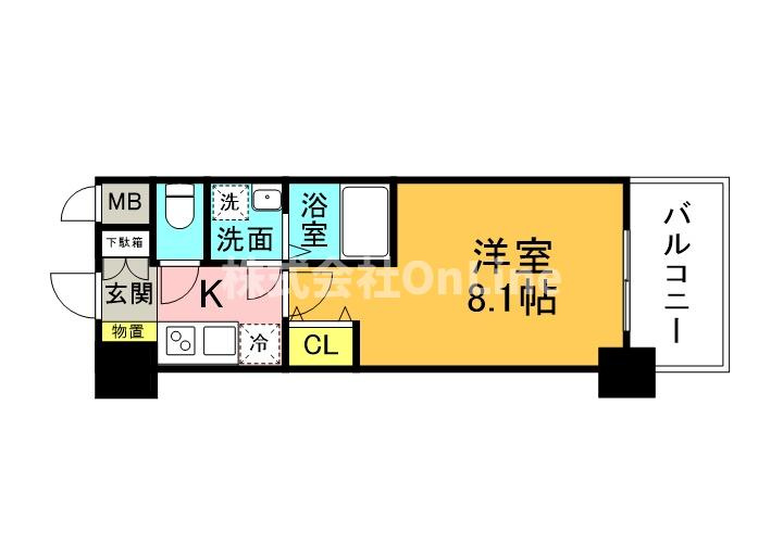 S-RESIDENCE緑橋Serioの間取り