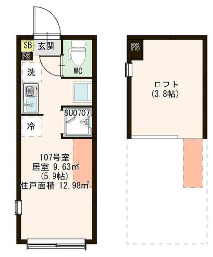 シティガーデン富士見台の間取り