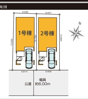 東金町10期【半田小学校:徒歩3分】の区画図
