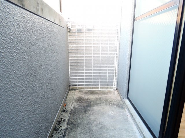ハイツオーキタ土橋のバルコニー