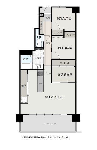 アーネスト能佐山の間取り