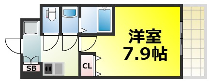 【間取り】 | スプランディッド難波 仲介手数料無料