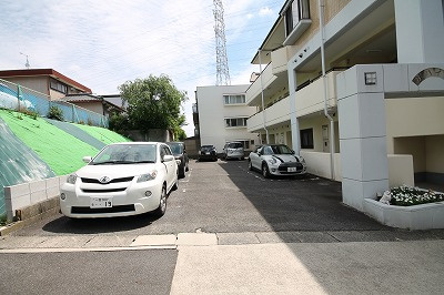 社ハイツの駐車場