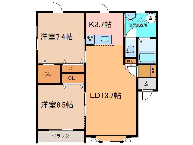 Green　Cityの間取り