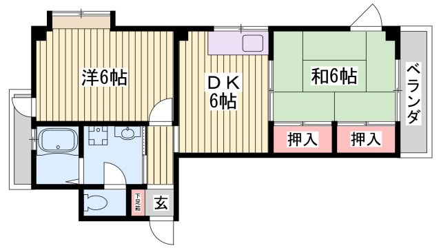 メヌエット千代ヶ丘の間取り