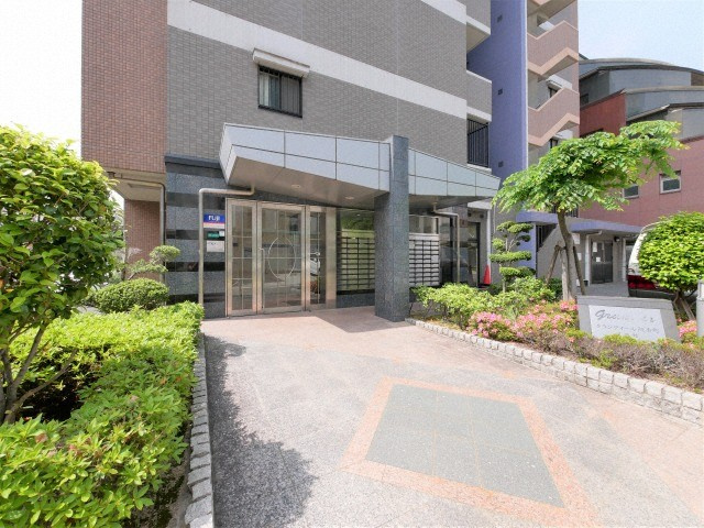 大阪市阿倍野区阪南町２丁目の賃貸マンションのエントランス