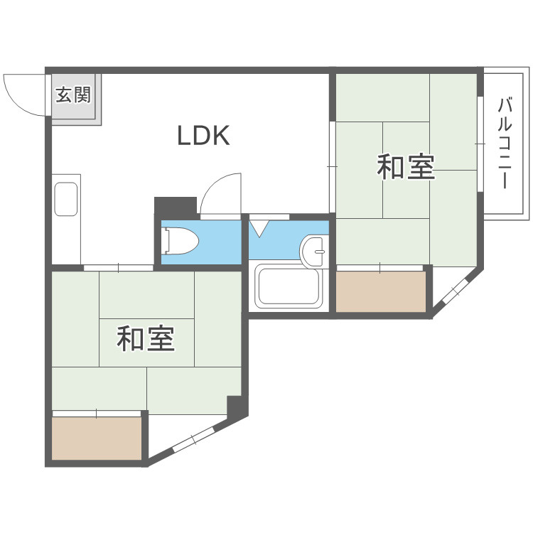 第２タナックマンションの間取り