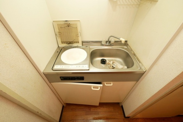 大阪市阿倍野区昭和町１丁目の賃貸マンションのキッチン