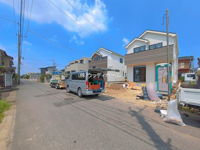 春日部市本田町　新築一戸建て　C号棟の前面道路含む現地写真