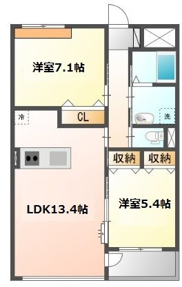 リュミエール高柳の間取り