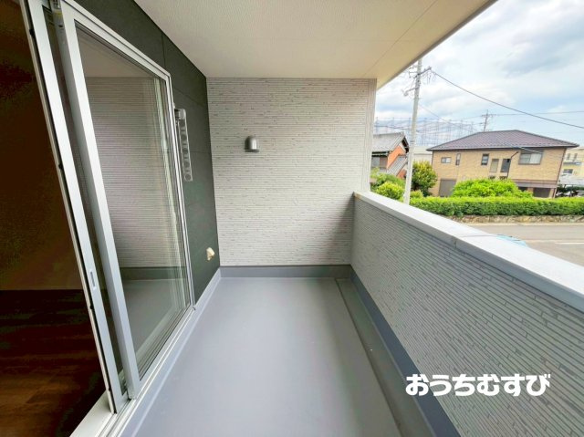 小牧市藤島町中島第2(全2棟)のバルコニー