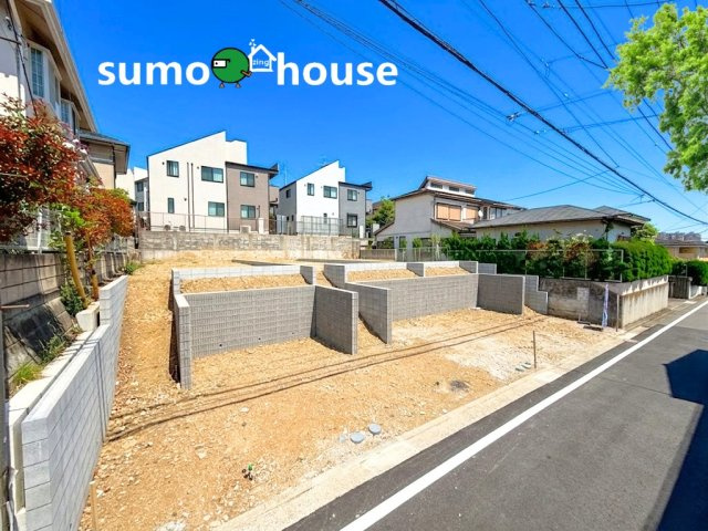 横浜市都筑区すみれが丘005③　3号棟の前面道路含む現地写真|前面道路含む現地写真です