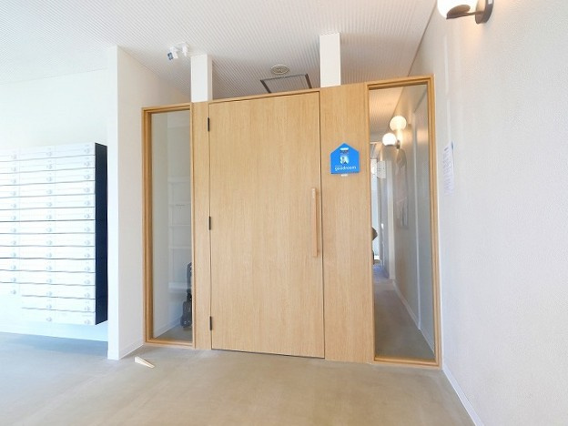 goodroom residence 奈良のセキュリティ|顔認証システムのオートロック付きです