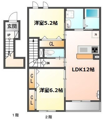グランヴェル梅森坂の間取り