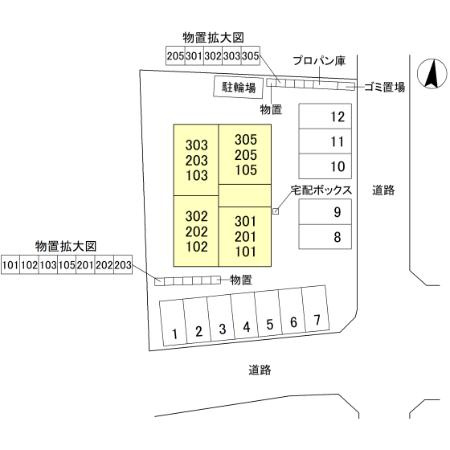KOHRYUの区画図