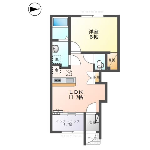 M’sコートの間取り