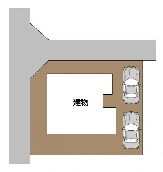 富士市今泉の中古一戸建|【区画図】 