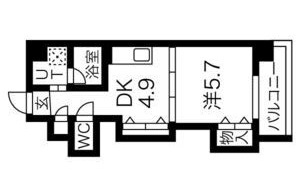 西宮ノースハイツの間取り