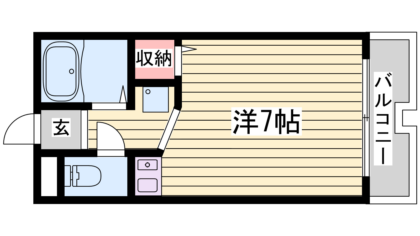 ヴィオス多聞の間取り