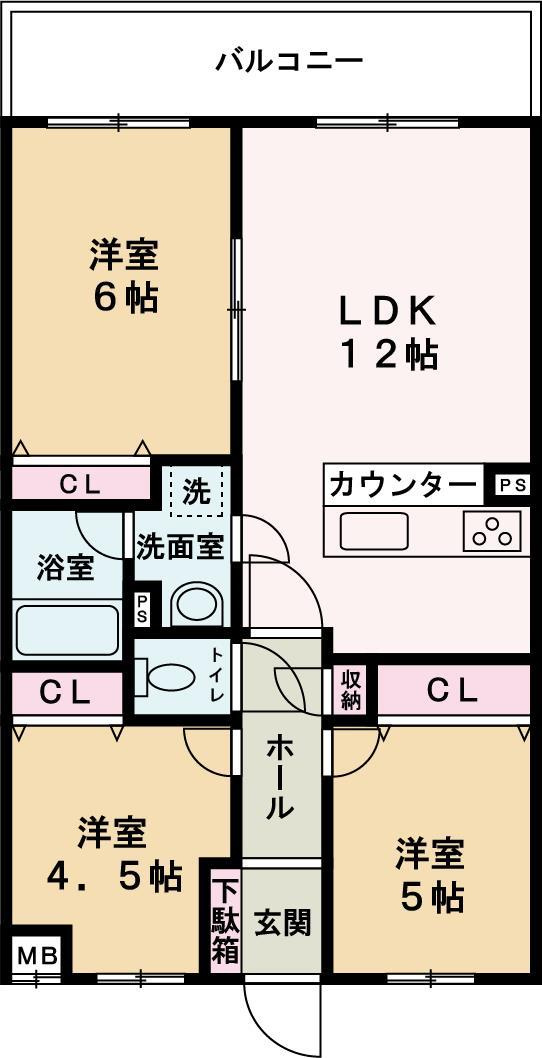 アルコ・ラ・カーサ姫路土山の間取り